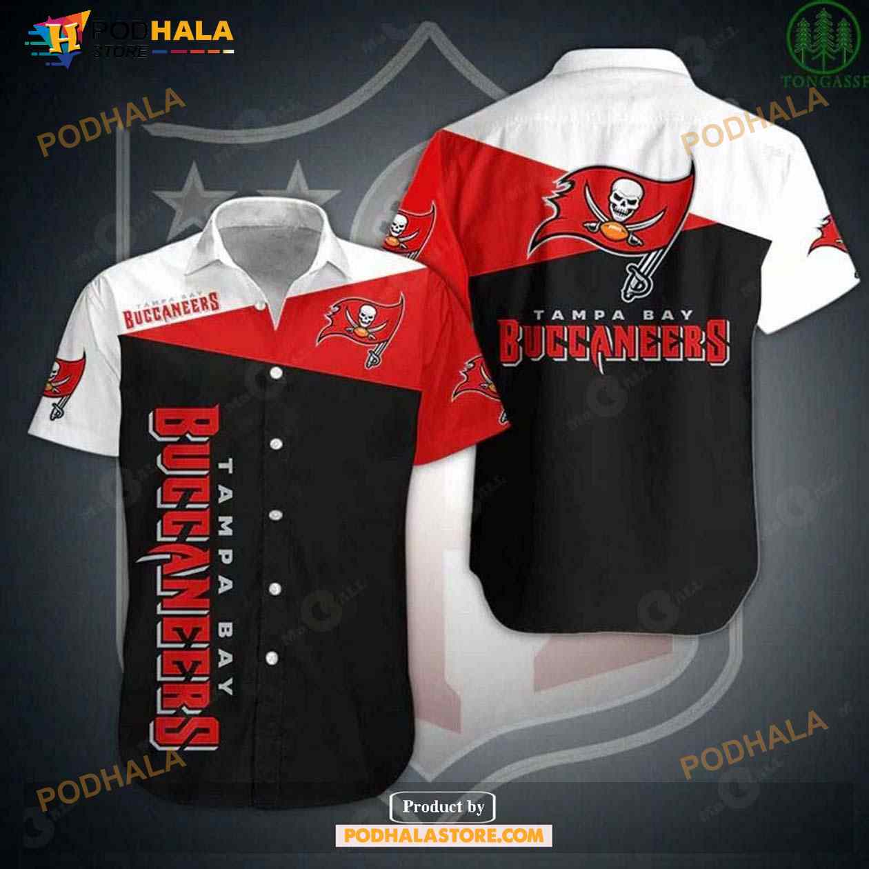 Beach Shirt NFL Tampa Bay Buccaneers Shirt Hawaiian Shirt Beach Shirt NFL Tampa Bay Buccaneers Shirt Hawaiian Shirt