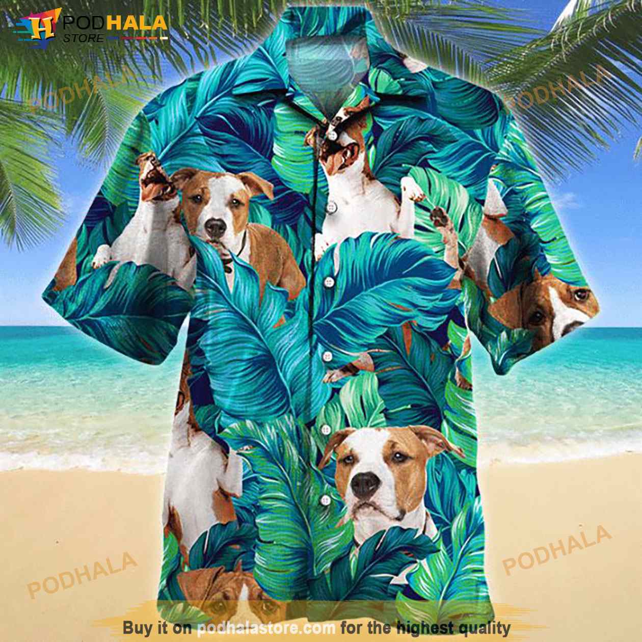 Beagle Dog Lover Tropical Print Hawaiian Shirt Beagle Dog Lover Tropical Print Hawaiian Shirt