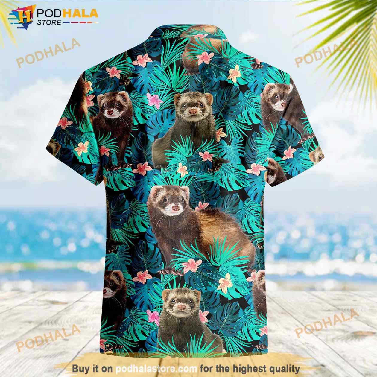 Bear Tropical Animal Pot Leaf Hawaiian Shirt Bear Tropical Animal Pot Leaf Hawaiian Shirt