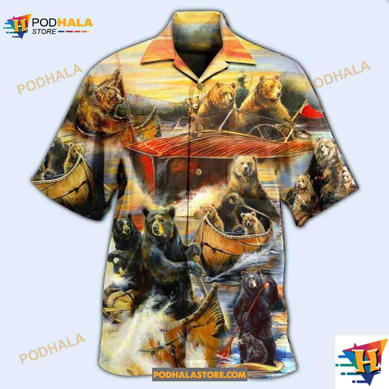 Bear Whatever Floats Your Boats And Win Hawaiian Shirt Bear Whatever Floats Your Boats And Win Hawaiian Shirt