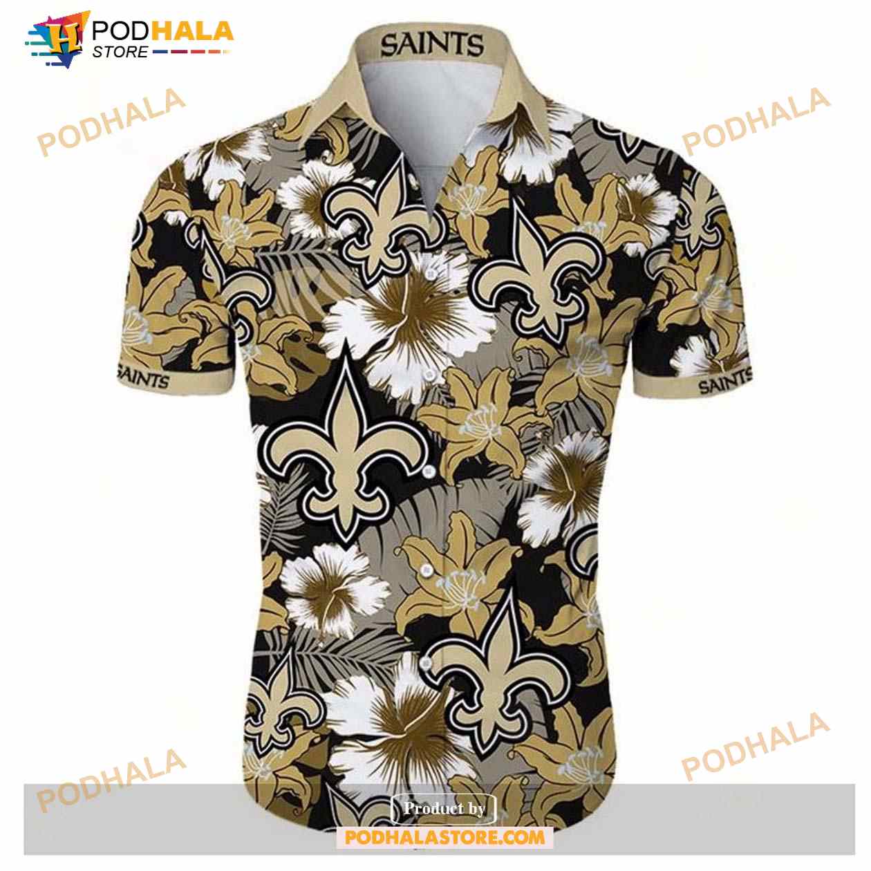 Best New Orleans Saints Hawaiian Shirt For Sale Best New Orleans Saints Hawaiian Shirt For Sale