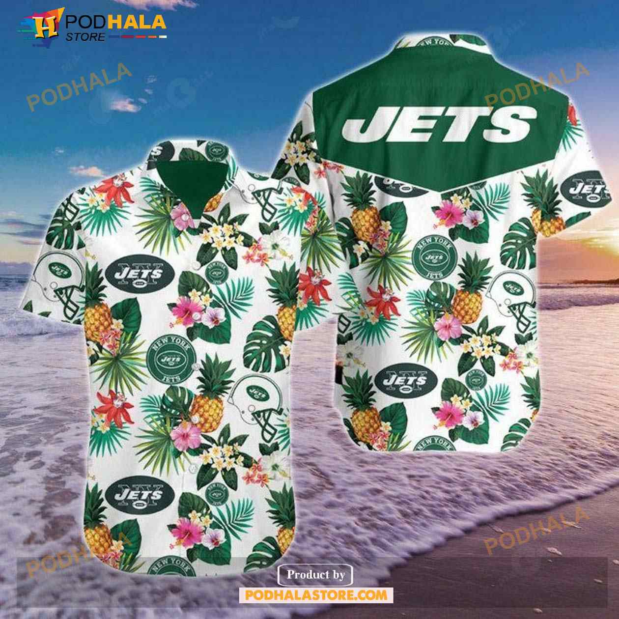 Best New York Jets Hawaiian Shirt For Big Fans Best New York Jets Hawaiian Shirt For Big Fans