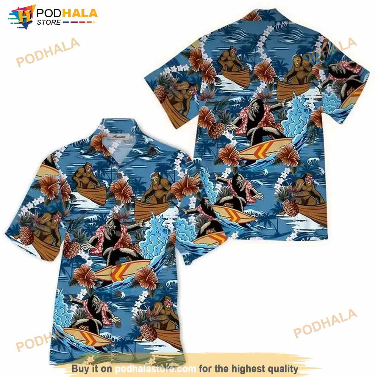 Bigfoot Iv Hawaiian Shirt Bigfoot Iv Hawaiian Shirt