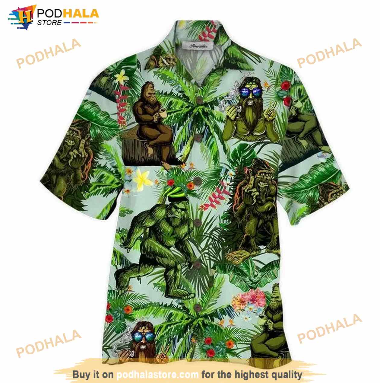 Bigfoot V Hawaiian Shirt Bigfoot V Hawaiian Shirt