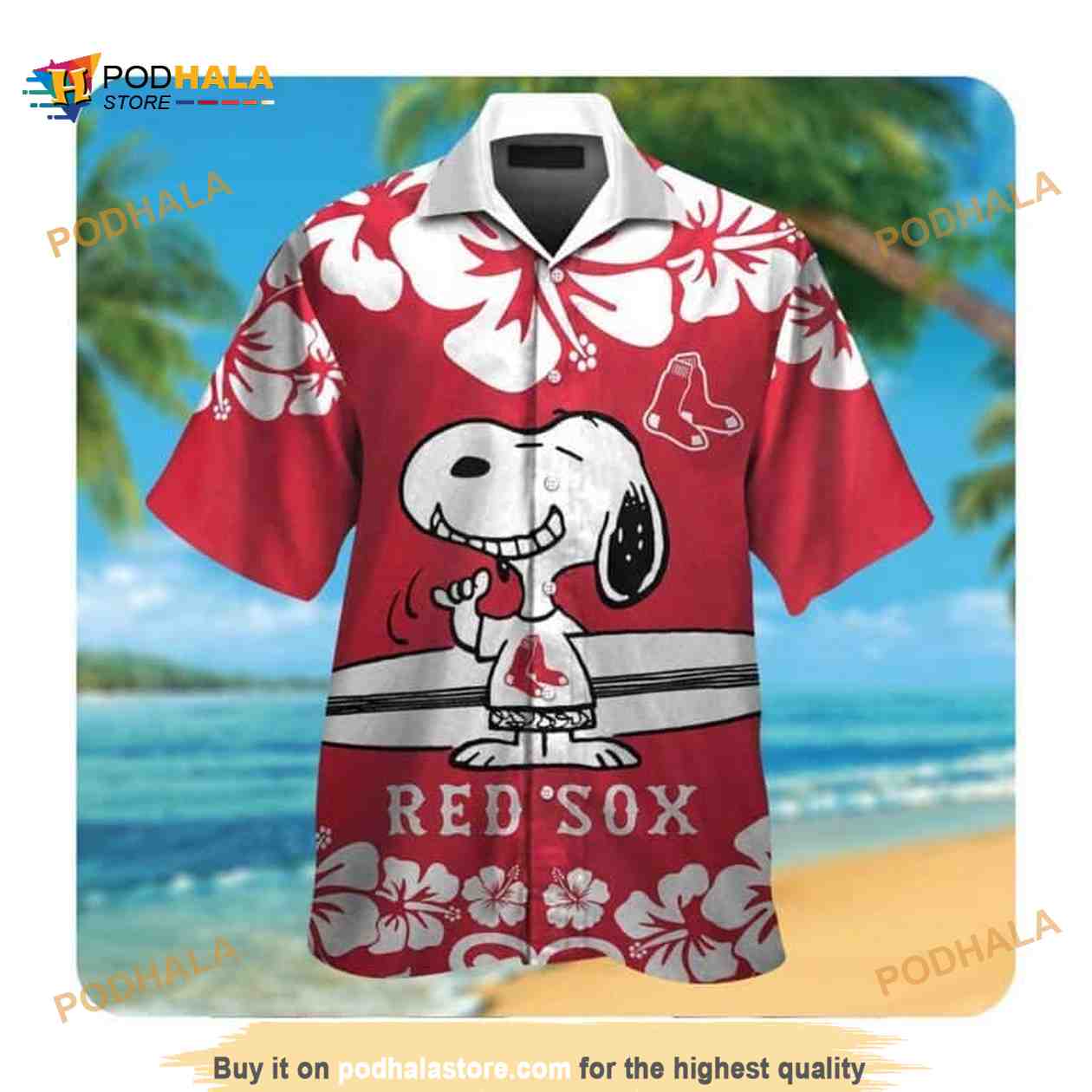 Boston Red Sox MLB Hawaiian Shirt Boston Red Sox MLB Hawaiian Shirt