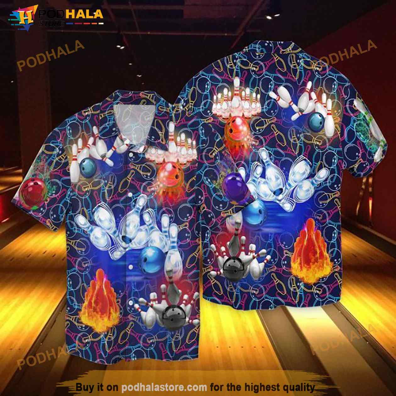 Bowling Hippie Hawaiian Shirt Bowling Hippie Hawaiian Shirt