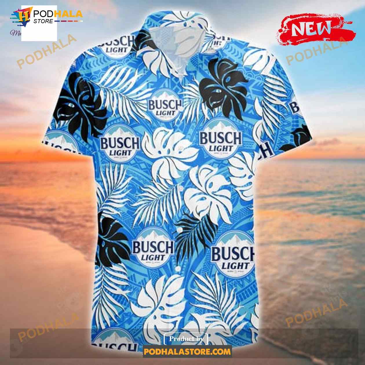 Busch Light Tattoo Hot Summer Collection Funny Hawaiian Shirt Busch Light Tattoo Hot Summer Collection Funny Hawaiian Shirt