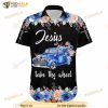 Camionetas Antiguas Jesus Flowers Take The Wheel Hawaiian Shirt