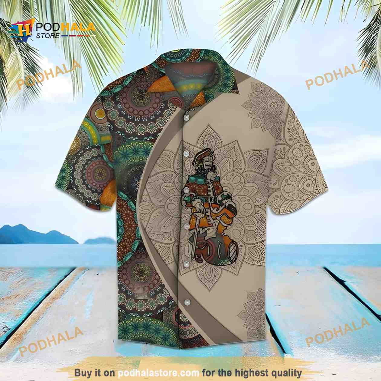 Captain Morgan Hawaiian Shirt Captain Morgan Hawaiian Shirt