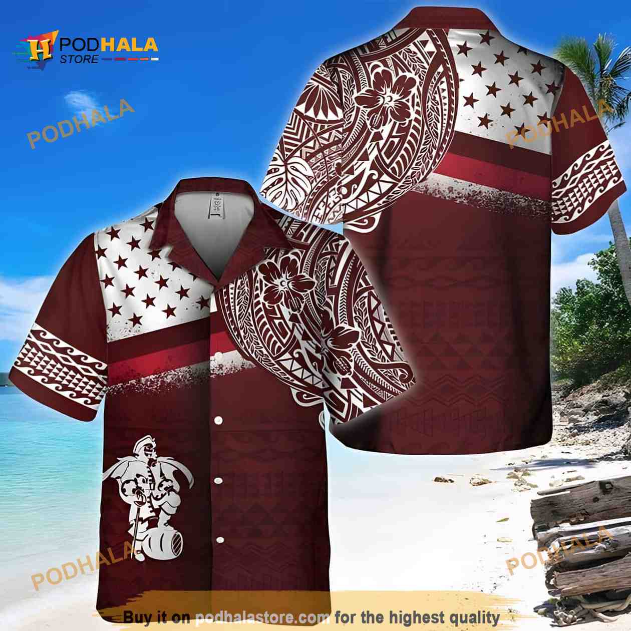 Captain Morgan Hawaiian Shirt Captain Morgan Hawaiian Shirt