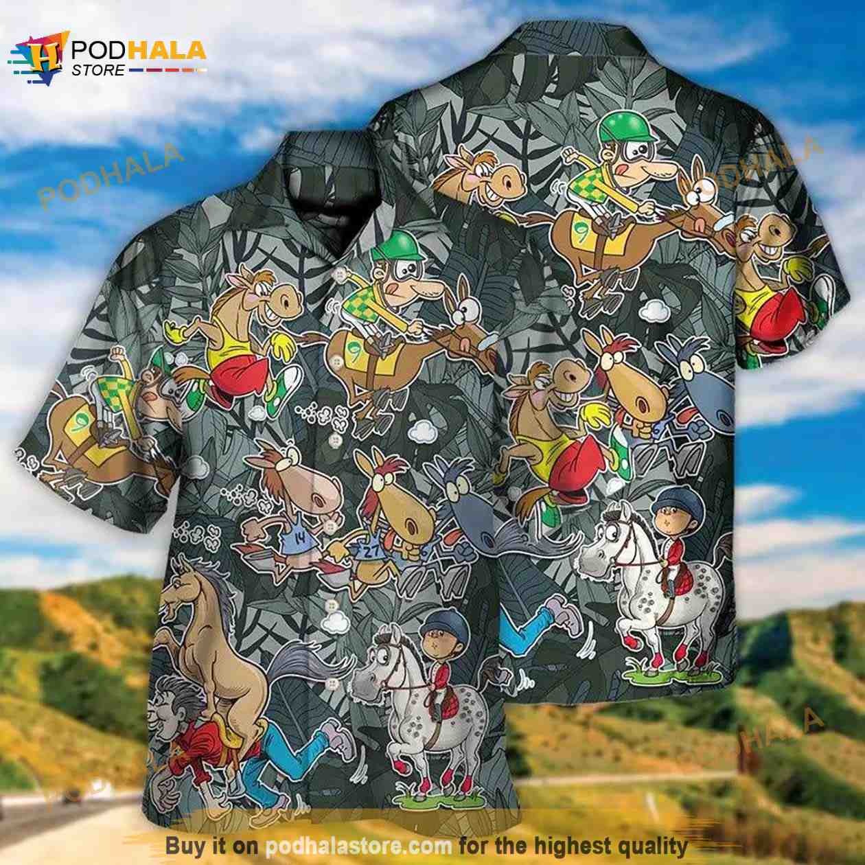 Cartoon Horse Racing Art Cartoon Horse Racing Art