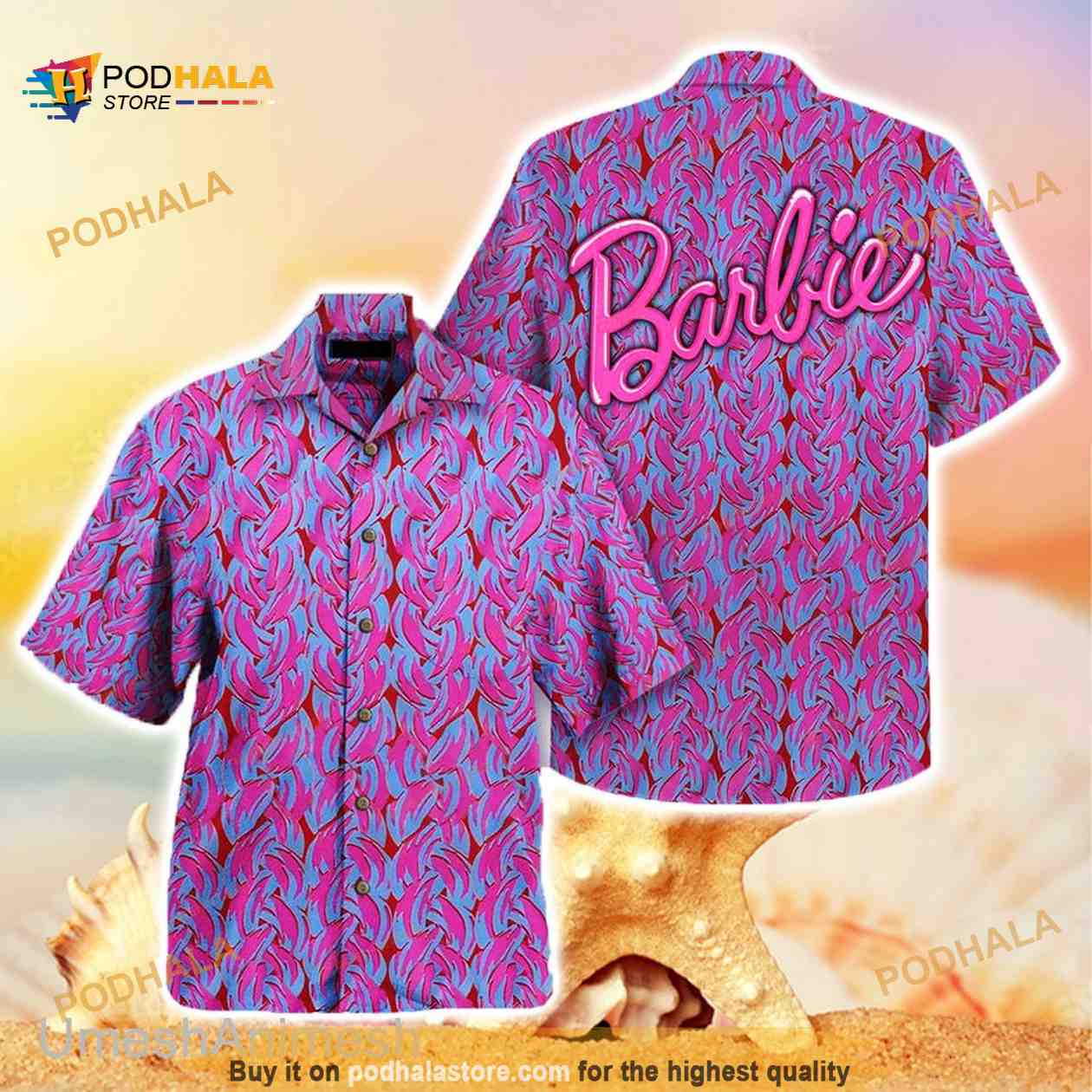 Come On Barbie Let’S Go Party Funny Hawaiian Shirt Come On Barbie Let’S Go Party Funny Hawaiian Shirt