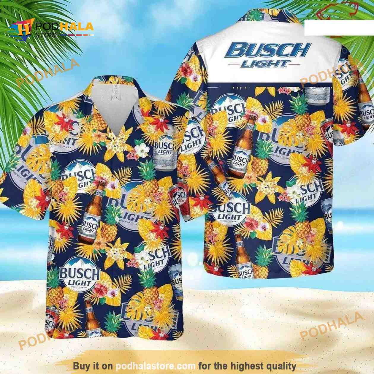 Cool Busch Light Funny Hawaiian Shirt Pineapple Tropical Floral Cool Busch Light Funny Hawaiian Shirt Pineapple Tropical Floral