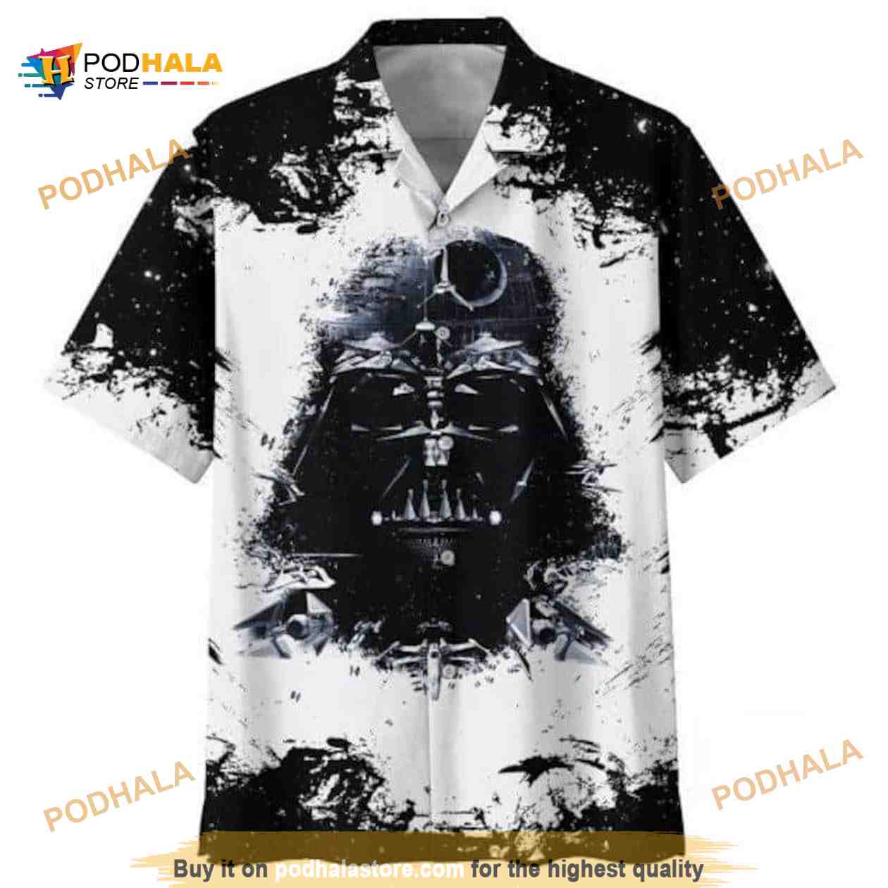 Darth Vader Funny Hawaiian Shirt Darth Vader Funny Hawaiian Shirt
