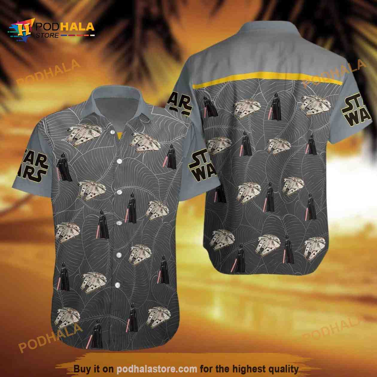 Darth Vader Funny Hawaiian Shirt Darth Vader Funny Hawaiian Shirt