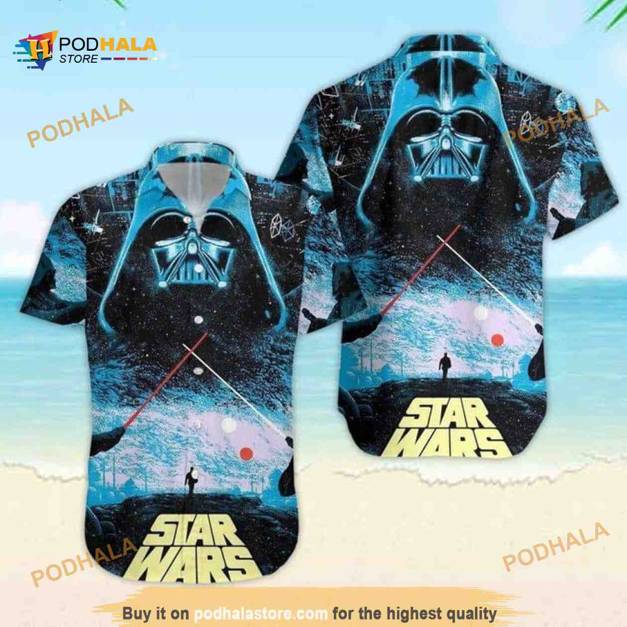 Darth Vader Star Wars Galaxy Funny Hawaiian Shirt Darth Vader Star Wars Galaxy Funny Hawaiian Shirt