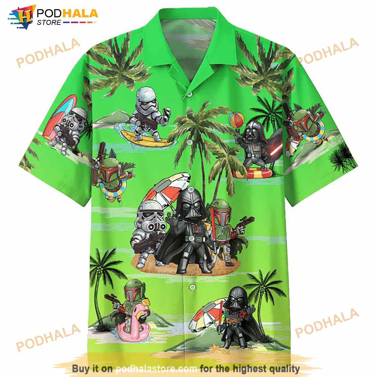 Darth Vader Star Wars Summer Vacation Hawaiian Shirt Darth Vader Star Wars Summer Vacation Hawaiian Shirt