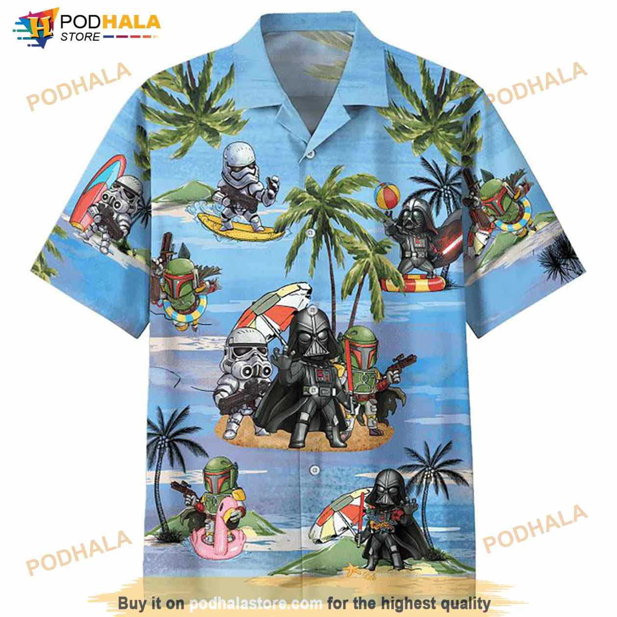 Darth Vader Summer Star Wars Hawaiian Shirt Darth Vader Summer Star Wars Hawaiian Shirt