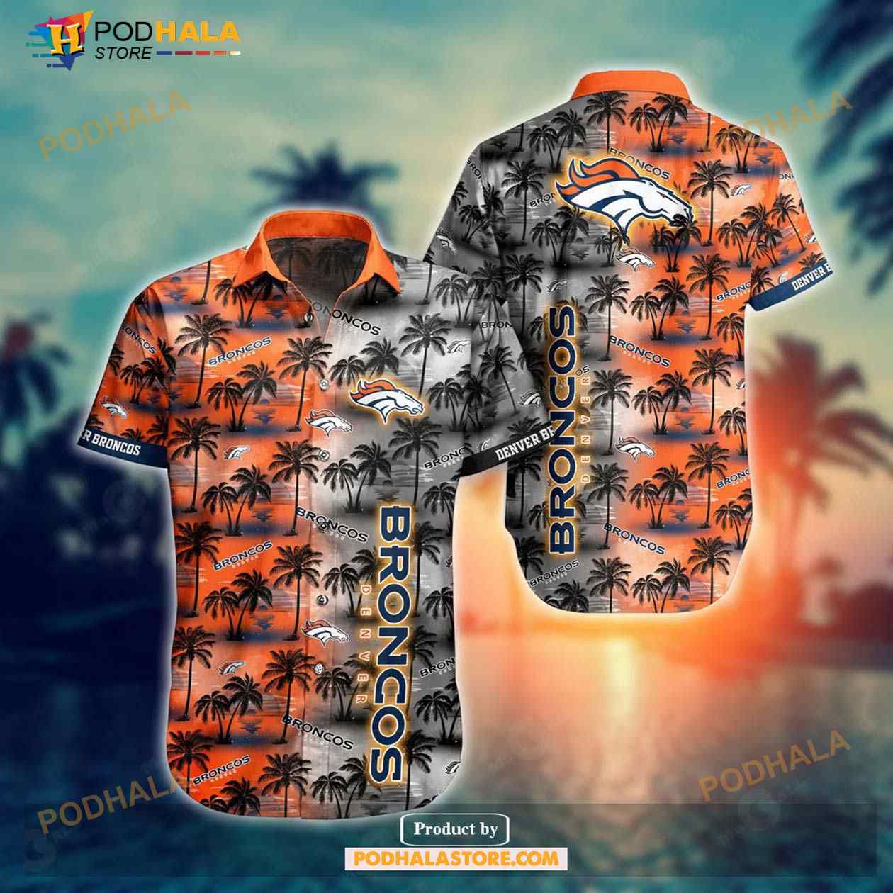 Denver Broncos NFL Funny Hawaiian Shirts For Fans Summer Collection Denver Broncos NFL Funny Hawaiian Shirts For Fans Summer Collection