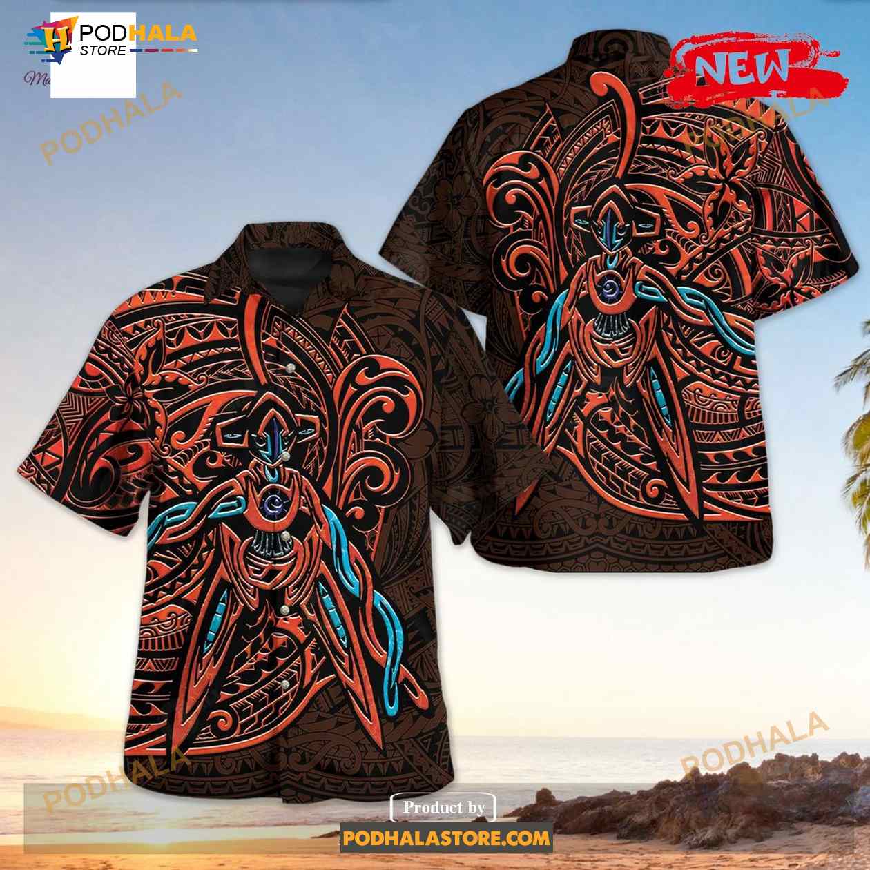 Deoxys Polynesian Premium For Enjoy Summer Funny Hawaiian Shirt Deoxys Polynesian Premium For Enjoy Summer Funny Hawaiian Shirt