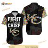 Fight Like A Kansas City Chiefs Funny Hawaiian Shirt Autism Support