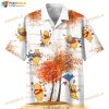 Funny Hawaiian Shirt For Men Bear The Pooh Autumn