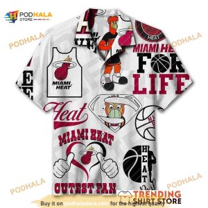 Funny Miami Heat Funny Hawaiian Shirt Gift For Basketball Lovers