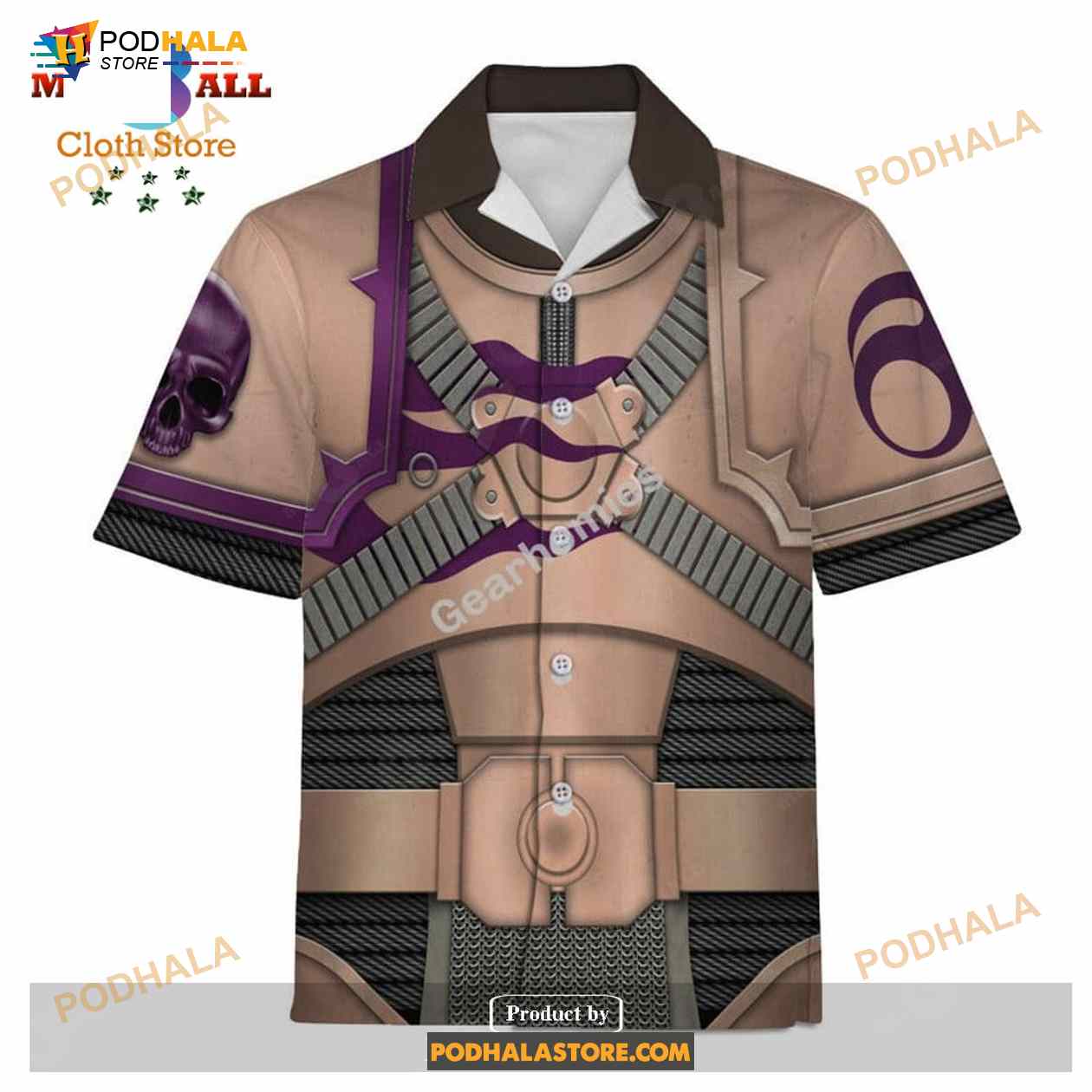 Gearhomies Unisex Funny Hawaiian Shirt The Flawless Host Warband Colour Scheme 3D Costumes Gearhomies Unisex Funny Hawaiian Shirt The Flawless Host Warband Colour Scheme 3D Costumes