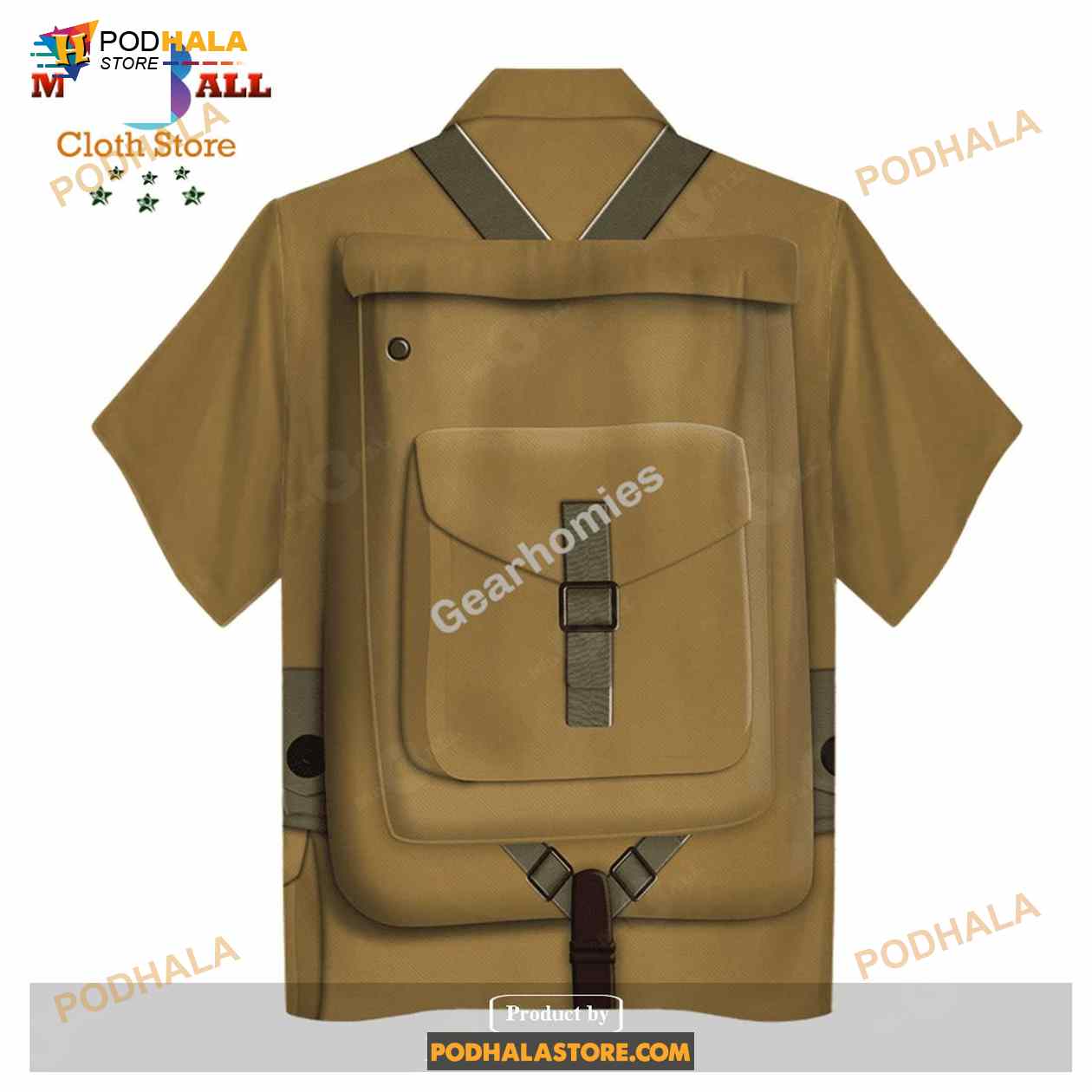 Gearhomies Unisex Funny Hawaiian Shirt US Army WW1 Infantryman Historical 3D Apparel Gearhomies Unisex Funny Hawaiian Shirt US Army WW1 Infantryman Historical 3D Apparel