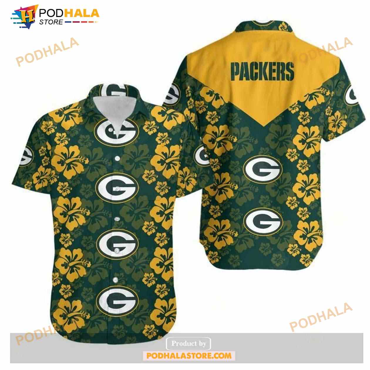 Green Bay Packers Flowers Trending Model 9 Hawaii Shirt Summer Collection Green Bay Packers Flowers Trending Model 9 Hawaii Shirt Summer Collection