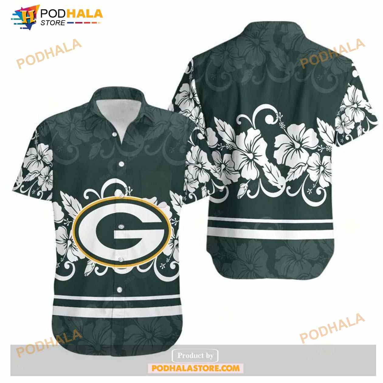 Green Bay Packers Hibiscus Flowers Hawaii Shirt Summer Collections Green Bay Packers Hibiscus Flowers Hawaii Shirt Summer Collections