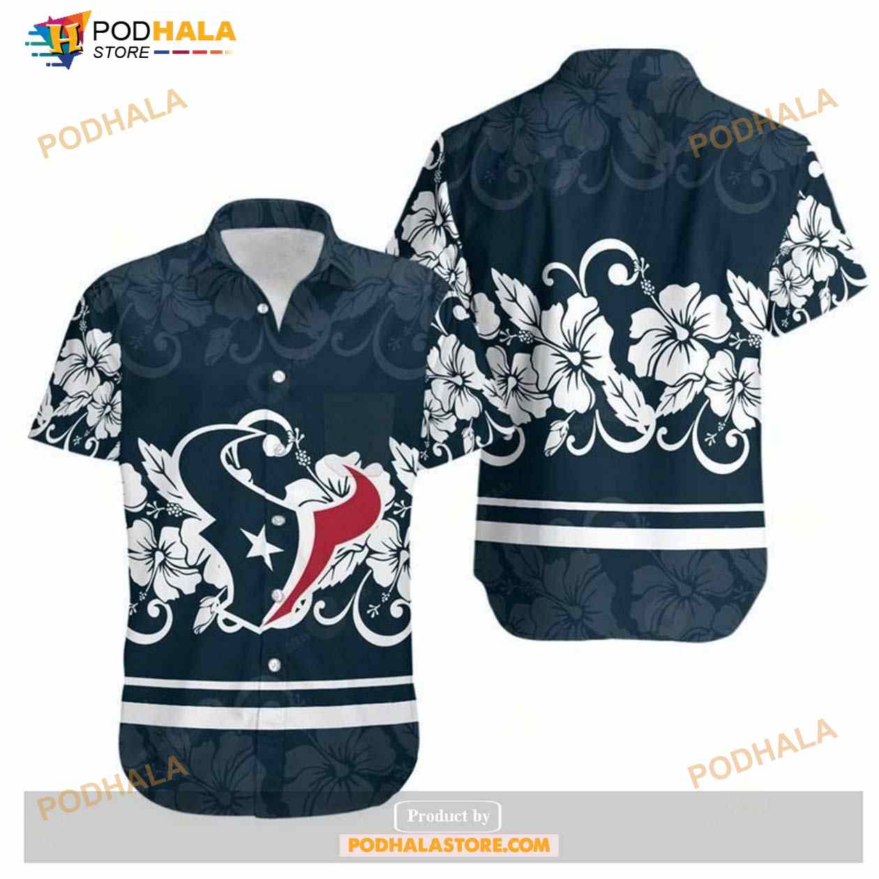 Houston Texans Hibiscus Flowers Hawaii Shirt Summer Collect Houston Texans Hibiscus Flowers Hawaii Shirt Summer Collect