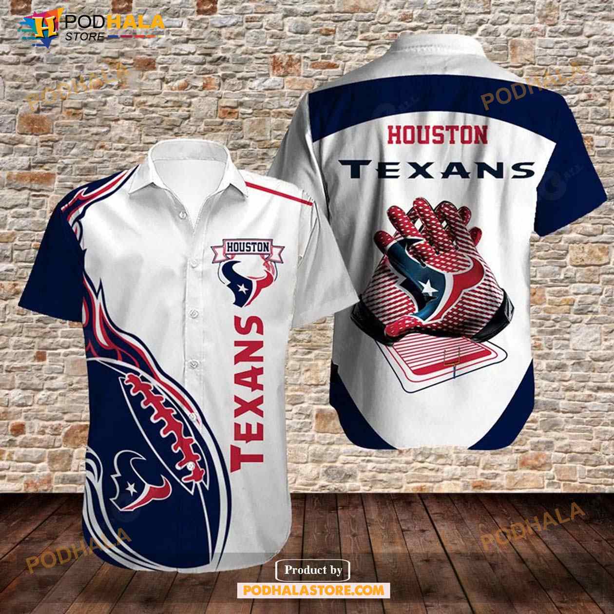 Houston Texans Trending Model 9 Hawaiian Shirt Houston Texans Trending Model 9 Hawaiian Shirt