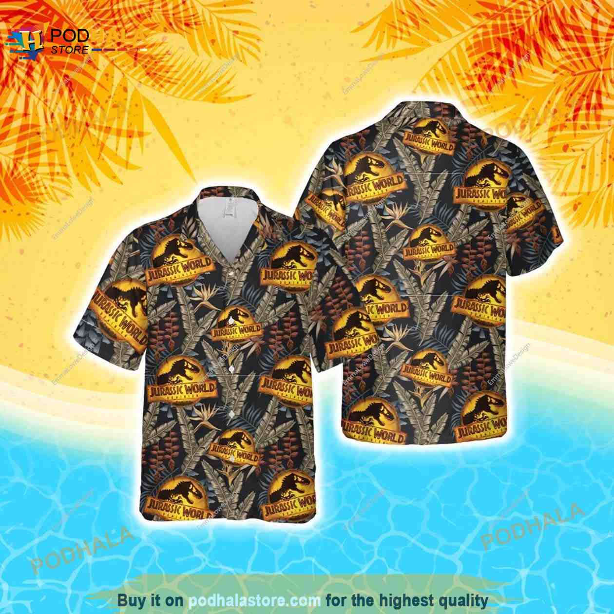 Jurassic World Dominion Funny Hawaiian Shirt Jurassic World Dominion Funny Hawaiian Shirt