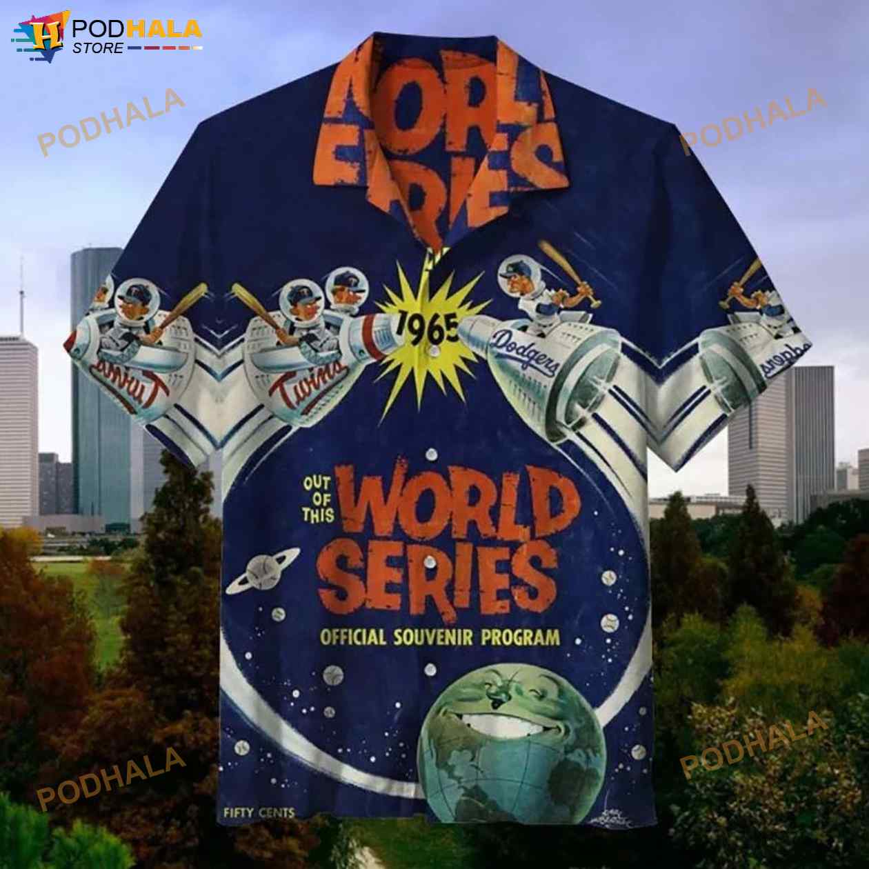 MLB 1965 Los Angeles Dodge Retro 3D Funny Hawaiian Shirt MLB 1965 Los Angeles Dodge Retro 3D Funny Hawaiian Shirt