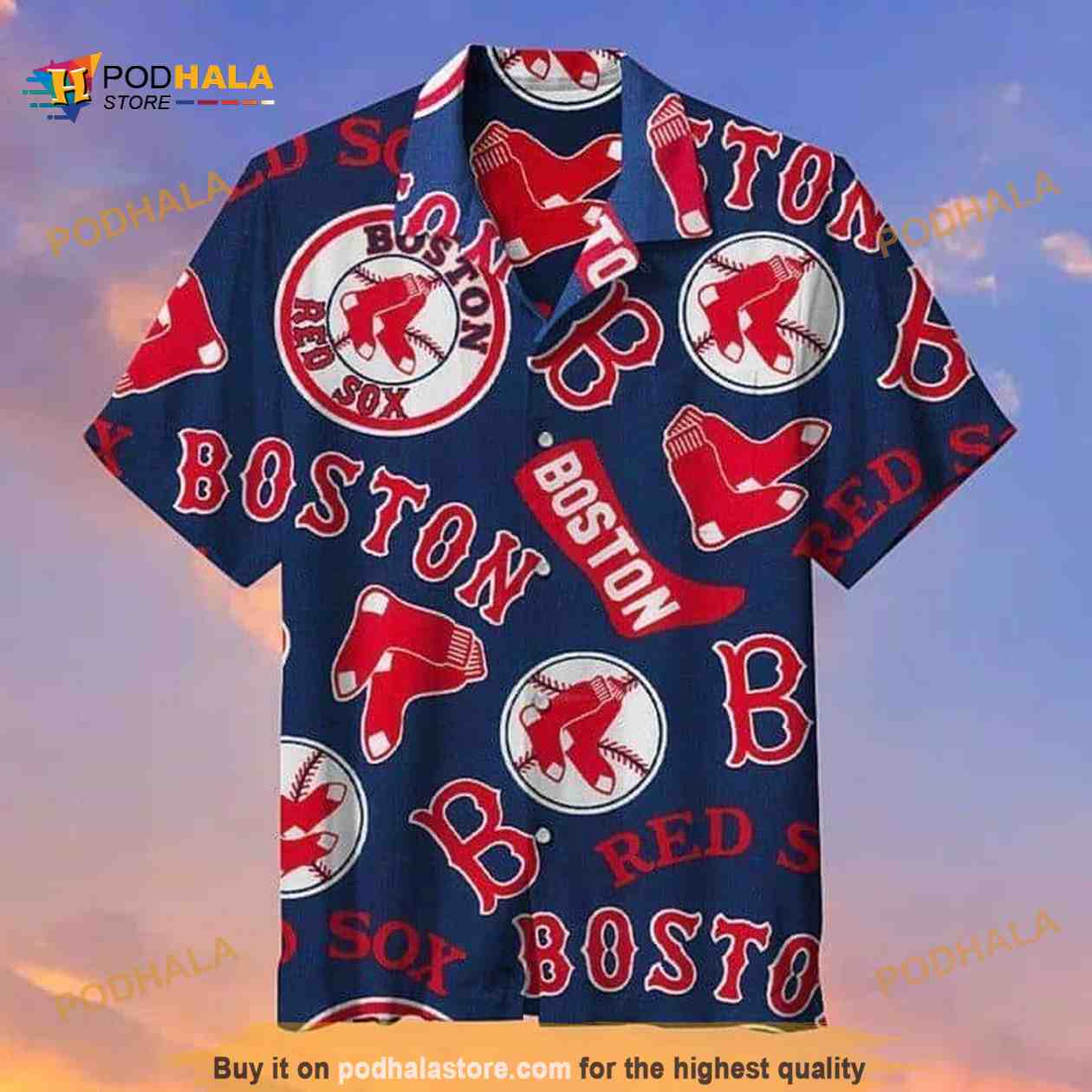 MLB Boston Red Sox MLB Hawaiian Shirt MLB Boston Red Sox MLB Hawaiian Shirt