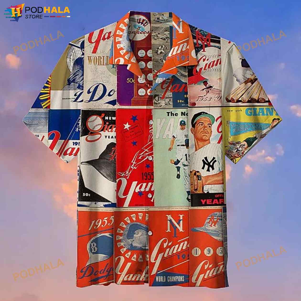 MLB Retro Scorecard 3D Funny Hawaiian Shirt MLB Retro Scorecard 3D Funny Hawaiian Shirt
