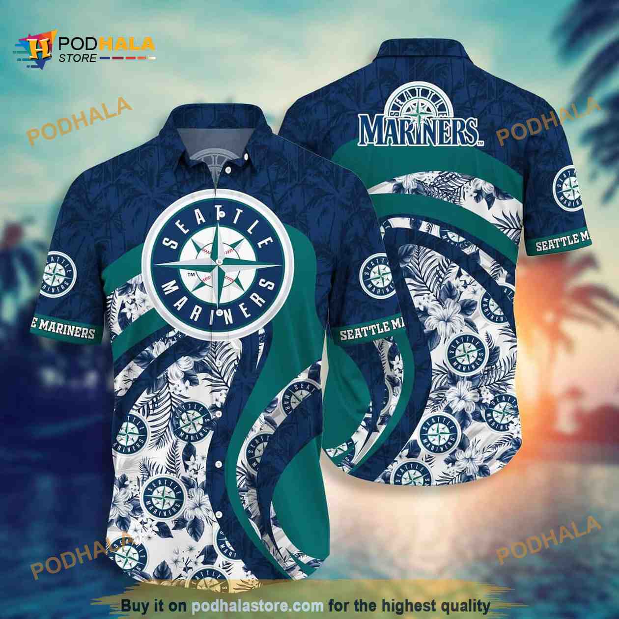MLB Seattle Mariners MLB Hawaiian Shirt MLB Seattle Mariners MLB Hawaiian Shirt