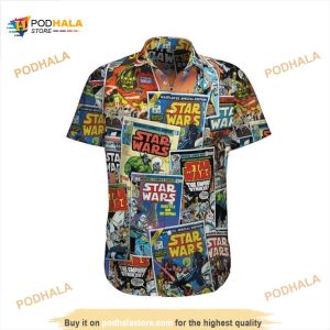 Magazine Star Wars Hawaiian Shirts Gift For Movie Lovers