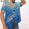 Marlin In Blue Water 3D Funny Hawaiian Shirt