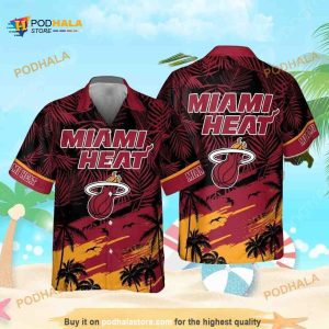 Miami Heats NBA Hawaiian Shirt