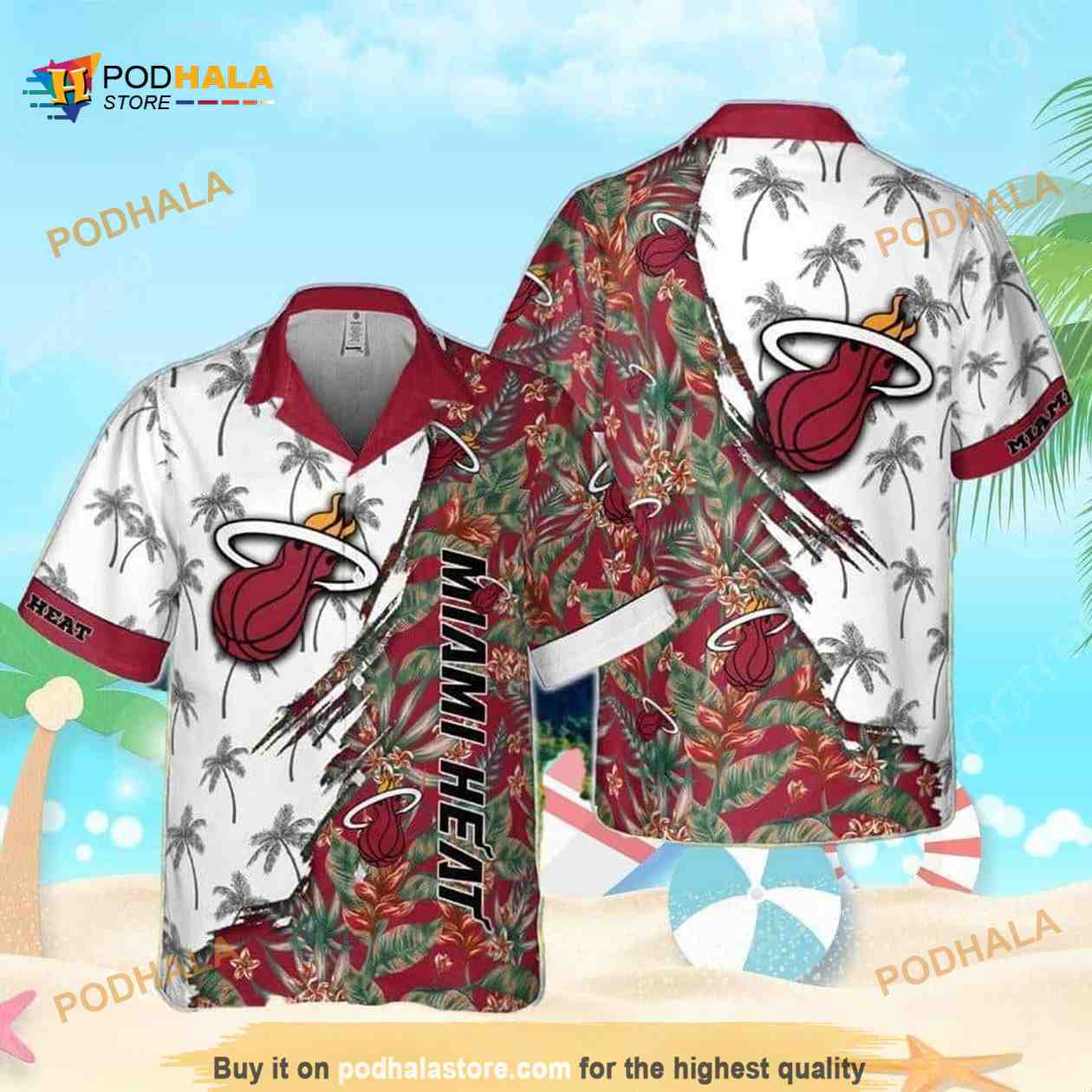 Miami Heats NBA Hawaiian Shirt Miami Heats NBA Hawaiian Shirt