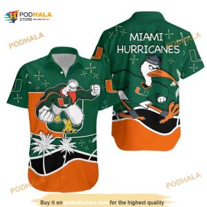 Miami Hurricanes Funny Hawaiian Shirt