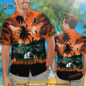 Miami Hurricanes Funny Hawaiian Shirt