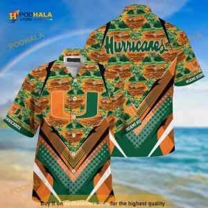 Miami Hurricanes Funny Hawaiian Shirt