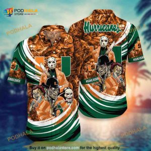 Miami Hurricanes Funny Hawaiian Shirt