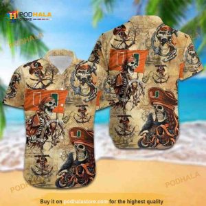 Miami Hurricanes Funny Hawaiian Shirt