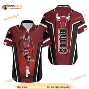 Michael Jordan 23 Chicago Bulls Funny Hawaiian Shirt Best Basketball Gift