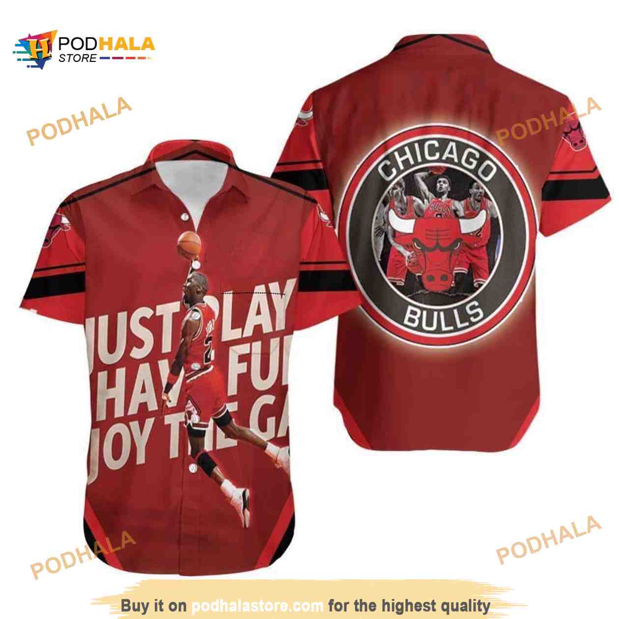 Michael Jordan 23 Just Play Have Fun Enjoy The Game Chicago Bulls Funny Hawaiian Shirt Michael Jordan 23 Just Play Have Fun Enjoy The Game Chicago Bulls Funny Hawaiian Shirt