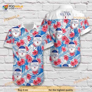 Michelob Ultra Beer Funny Hawaiian Shirt